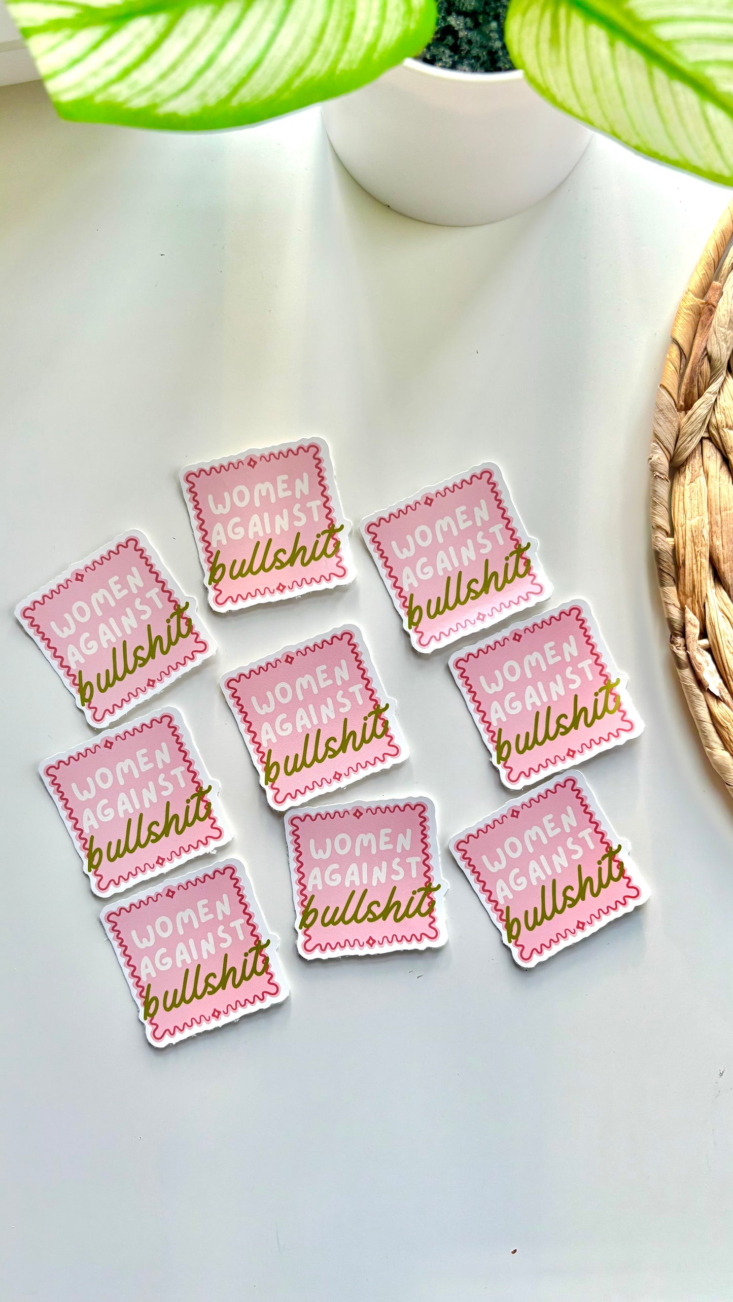 Women Against Bullshit Sticker