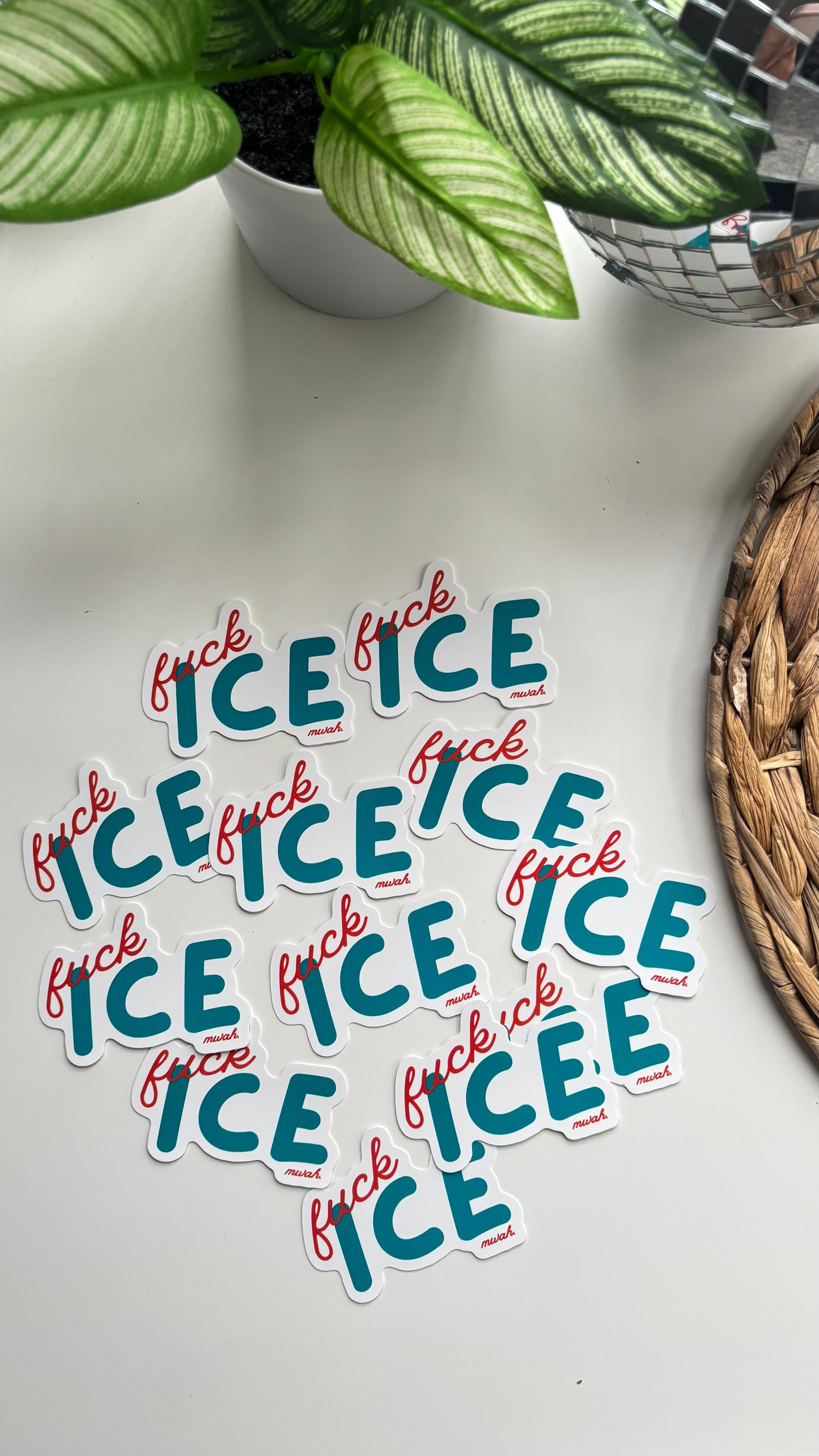 Fuck Ice - Red + Blue