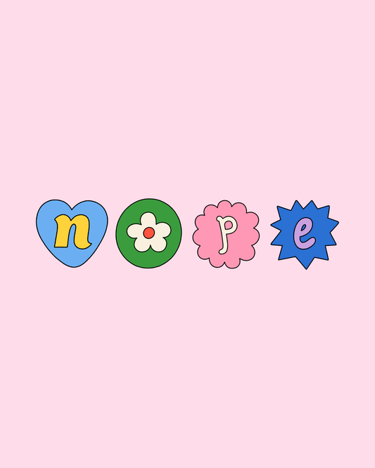 Nope 8 x 10 Print