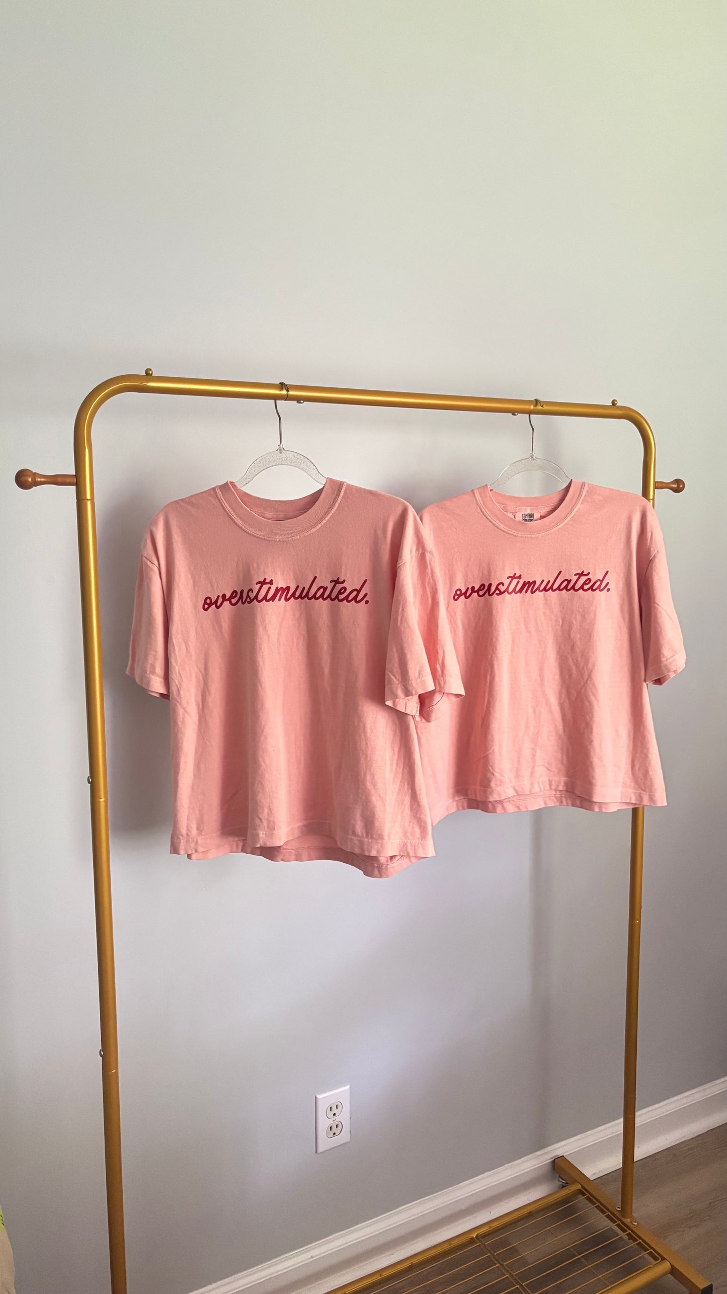 Overstimulated Cropped Boxy Tee