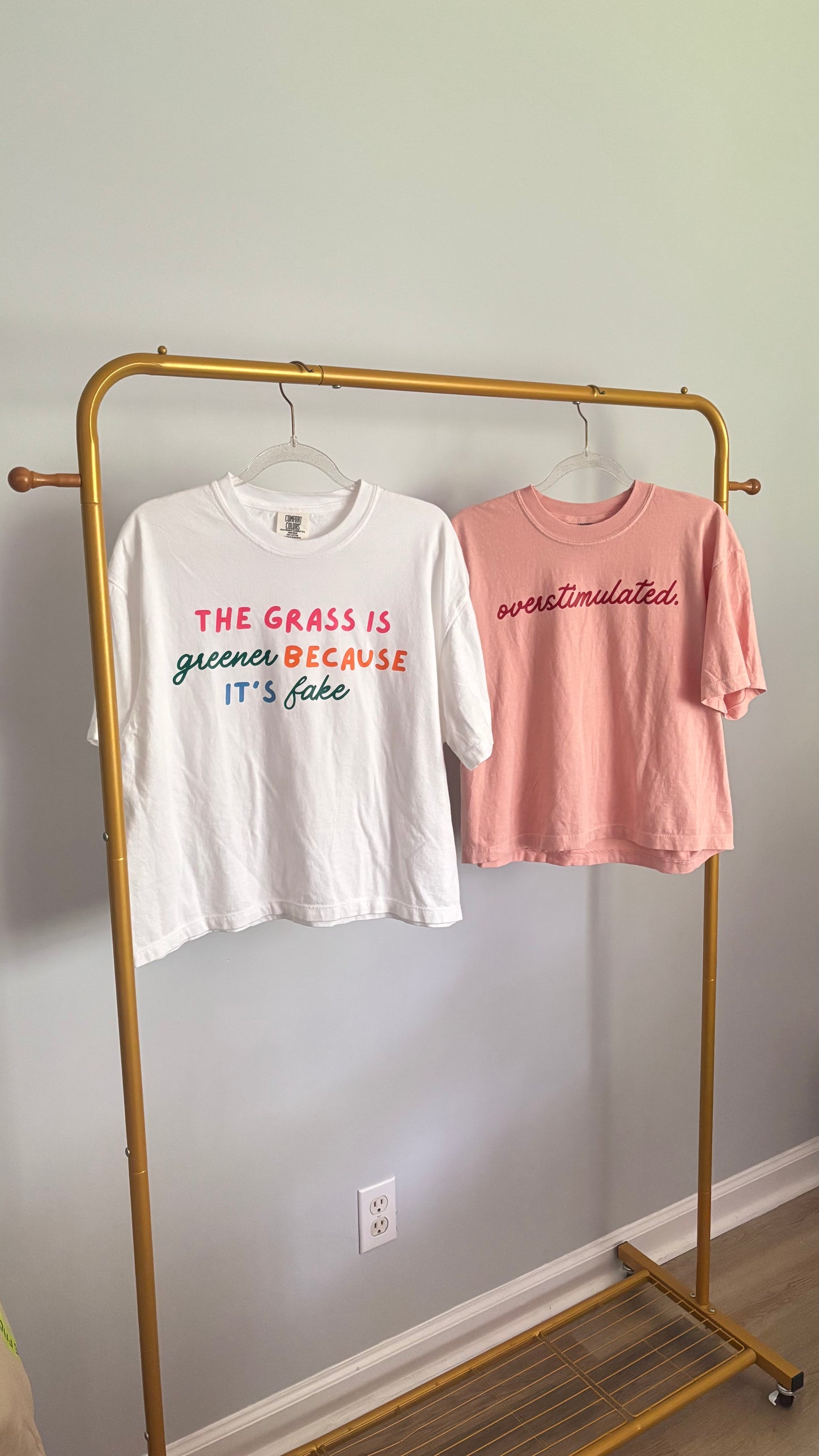 The Grass Is Greener Because It’s Fake Cropped Boxy Tee
