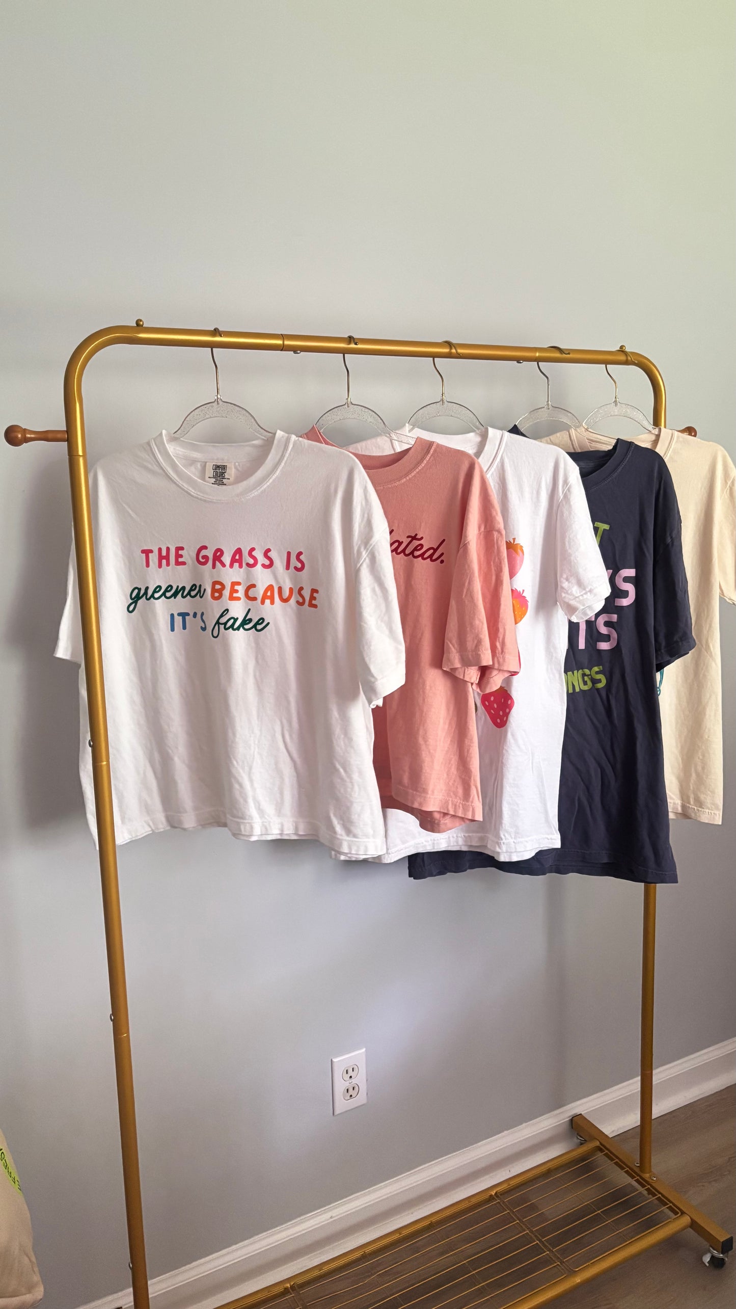 The Grass Is Greener Because It’s Fake Cropped Boxy Tee