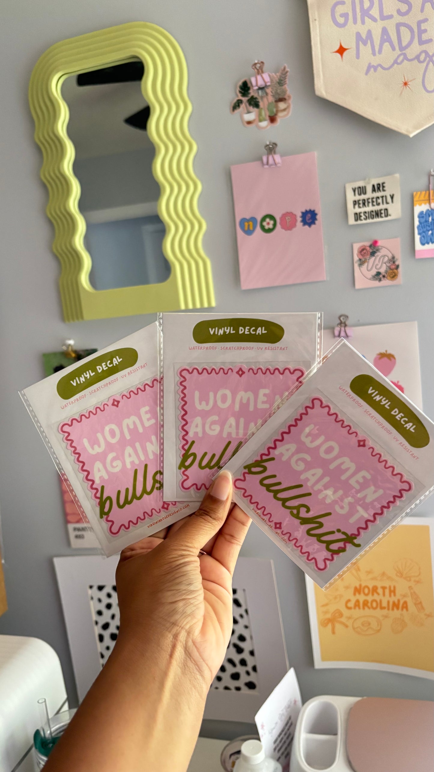 Women Against Bullshit Decal