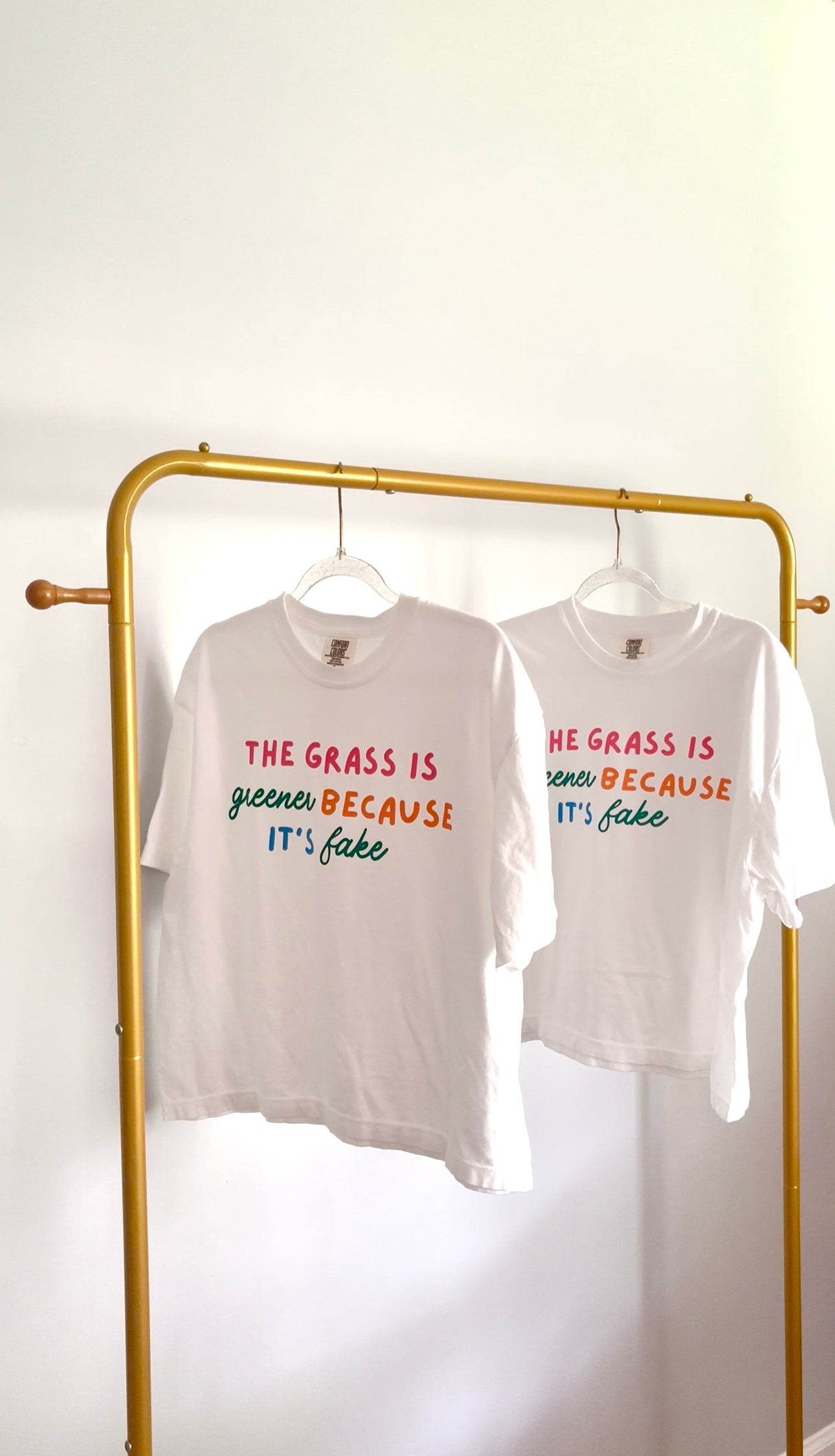 The Grass Is Greener Because It’s Fake Cropped Boxy Tee