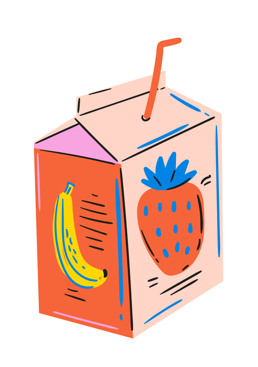 Juice Box Sticker