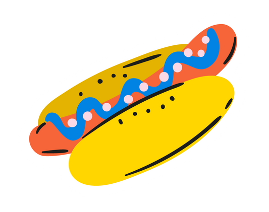Hotdog Sticker