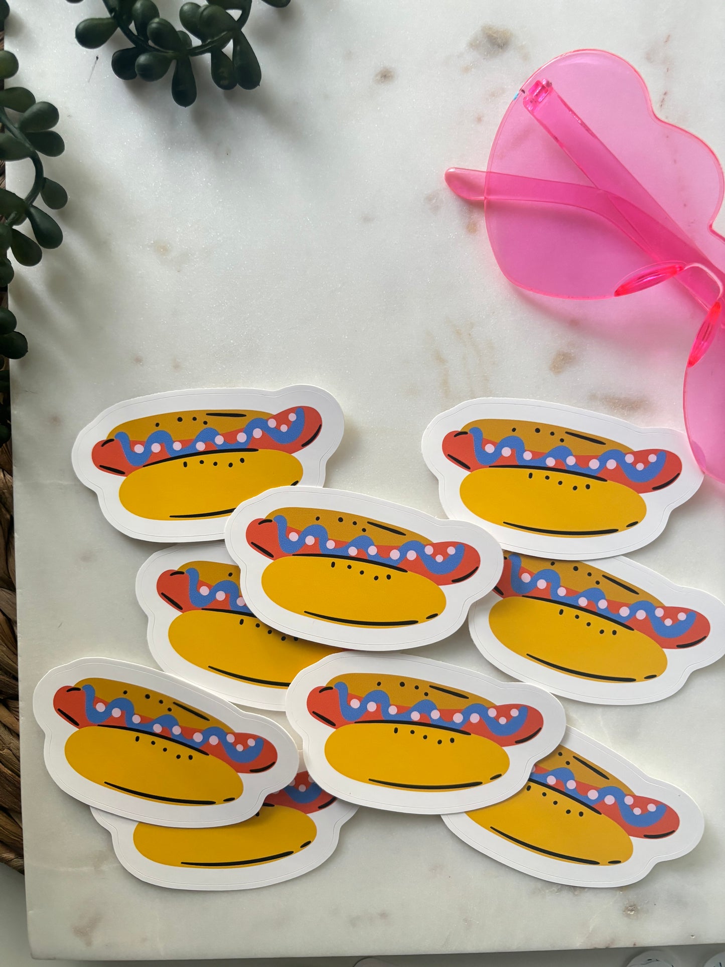 Hotdog Sticker