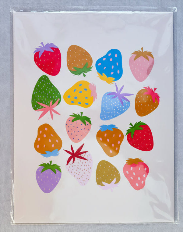 Strawberry 8 x 10 Print