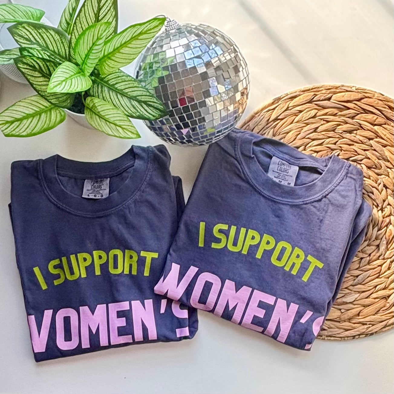 I Support Women’s Rights & Wrongs Shirt - Navy