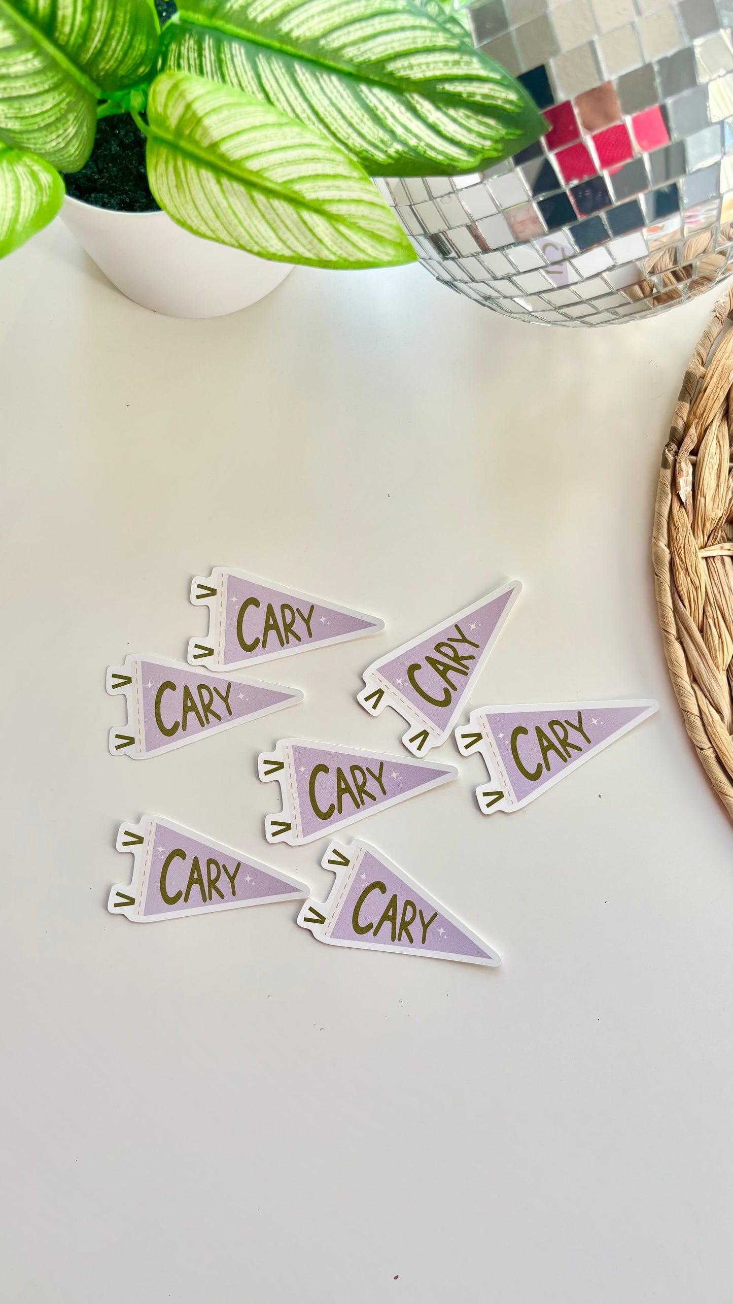 Cary Pennant Sticker