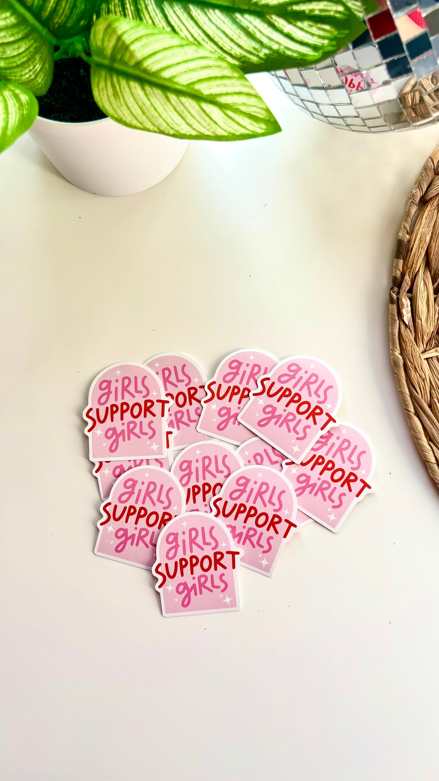Girls Support Girls Sticker