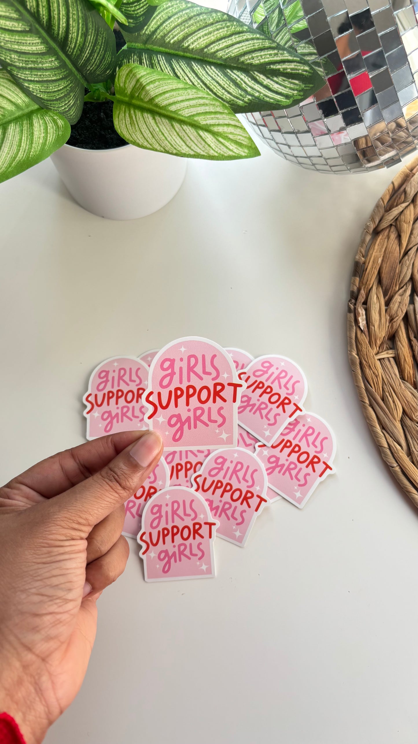 Girls Support Girls Sticker