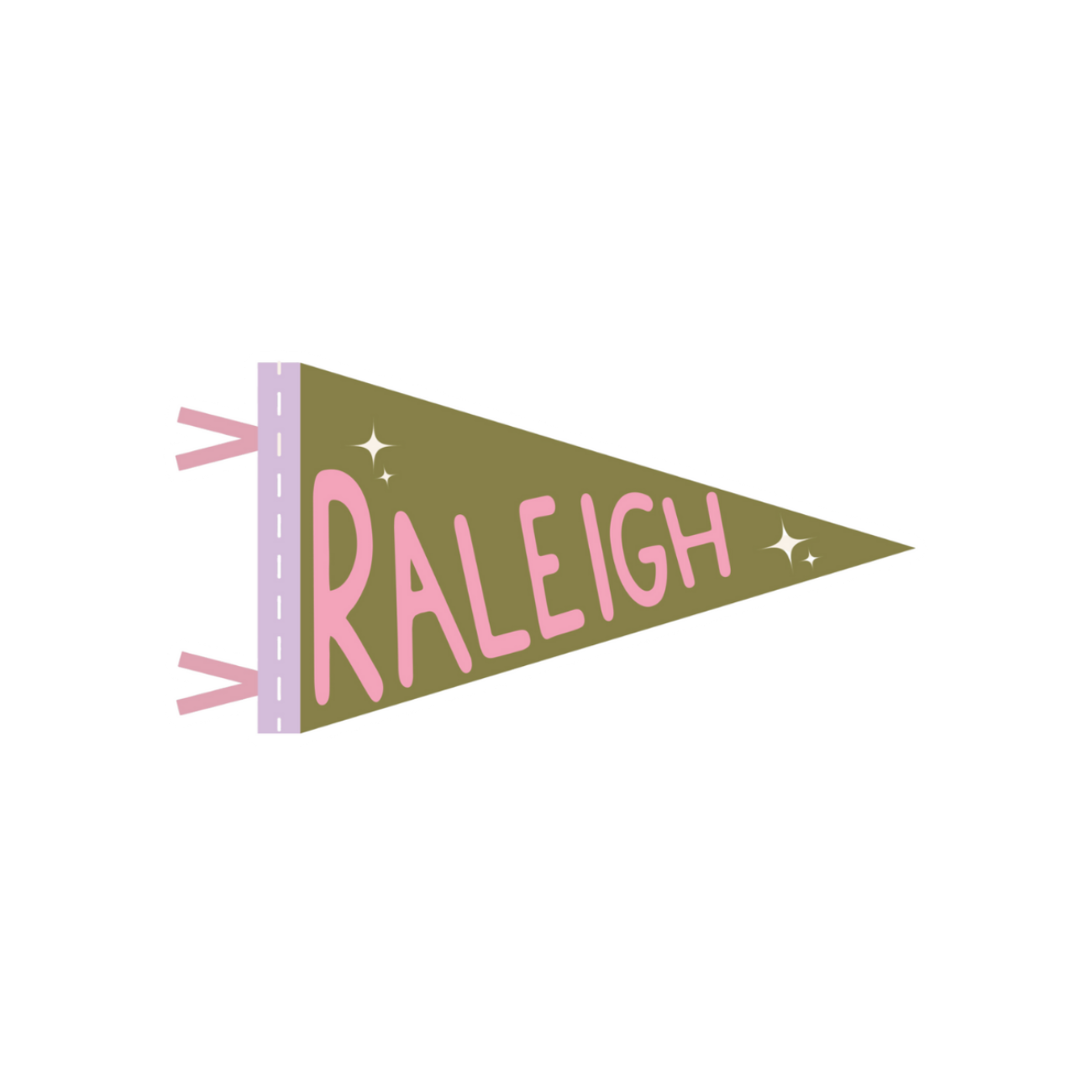 Raleigh Pennant Sticker