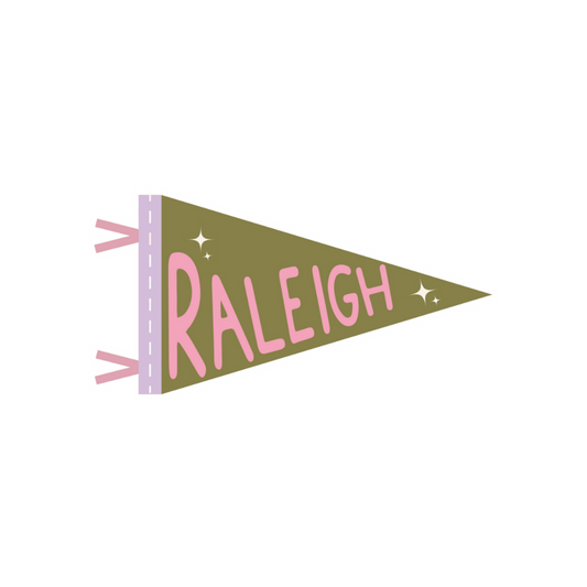 Raleigh Pennant Sticker