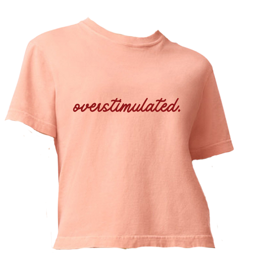 Overstimulated Cropped Boxy Tee