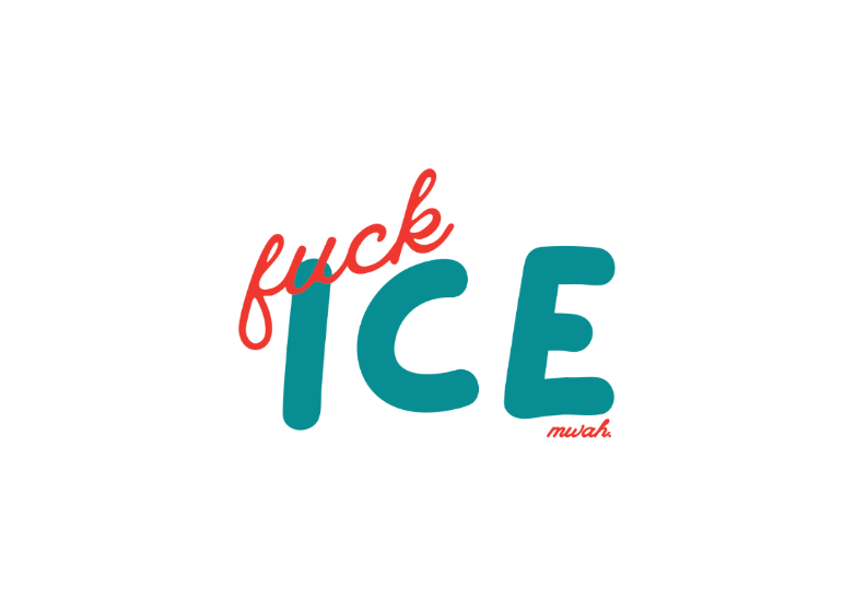 Fuck Ice - Red + Blue
